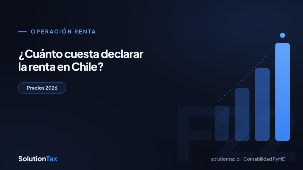 Operación Renta — ¿Cuánto cuesta declarar la renta en Chile? | SolutionTax