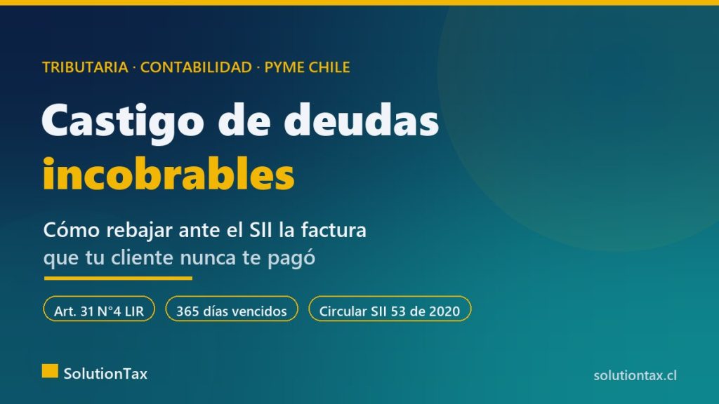 Castigo de deudas incobrables ante el SII: cómo rebajar tributariamente la factura que no te pagaron