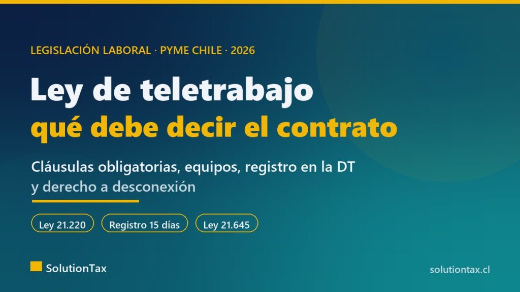 Ley de teletrabajo en Chile: qué debe decir el contrato