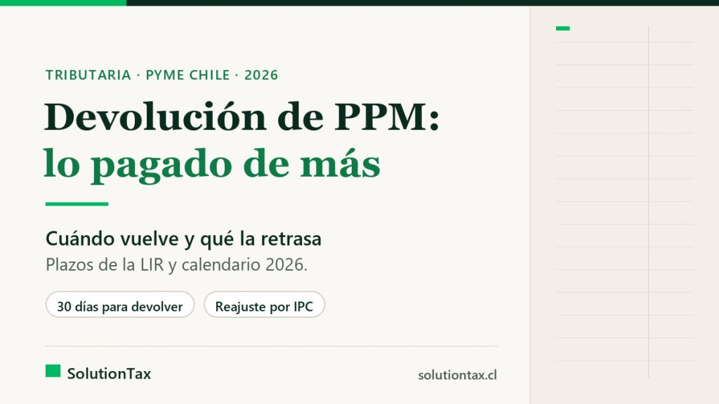 Devolución de PPM en una PyME: cuándo el Estado devuelve lo pagado de más