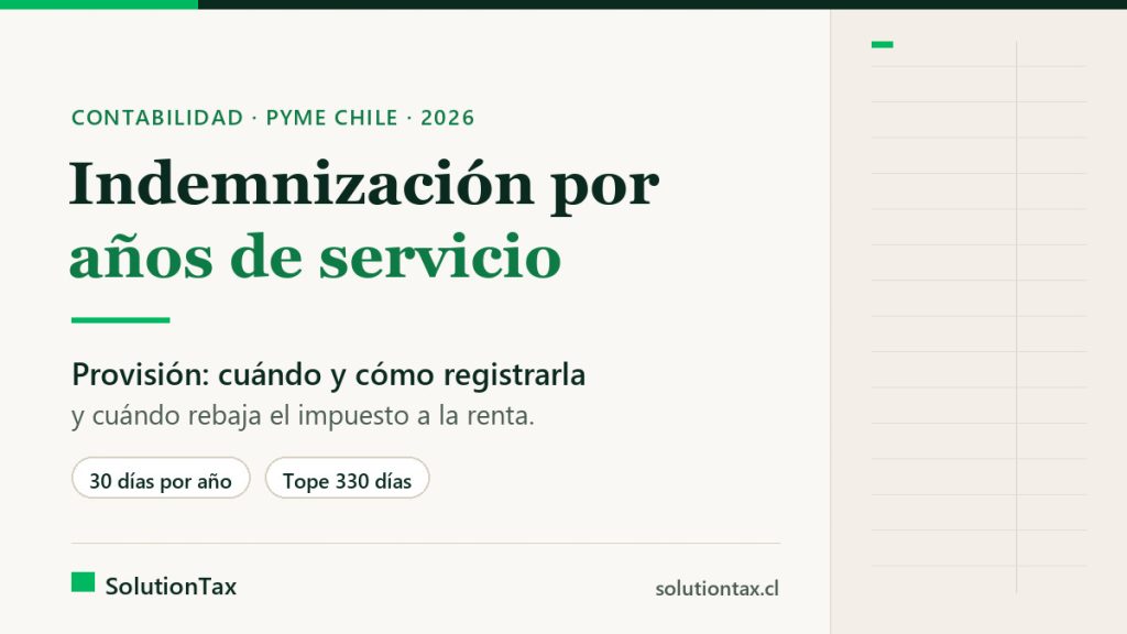 Provisión de indemnización por años de servicio: cuándo registrarla en la contabilidad de una PyME