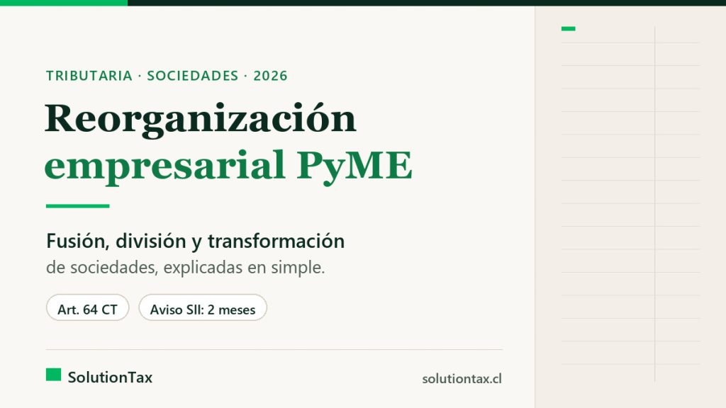 Reorganización empresarial en una PyME: fusión, división y transformación de sociedades